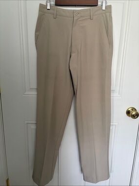 Men's Khaki FootJoy Pants - Classic Straight Fit